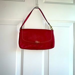 Red coach wristlet